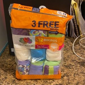 Fruit of the Loom Bikini Underwear 12 pack